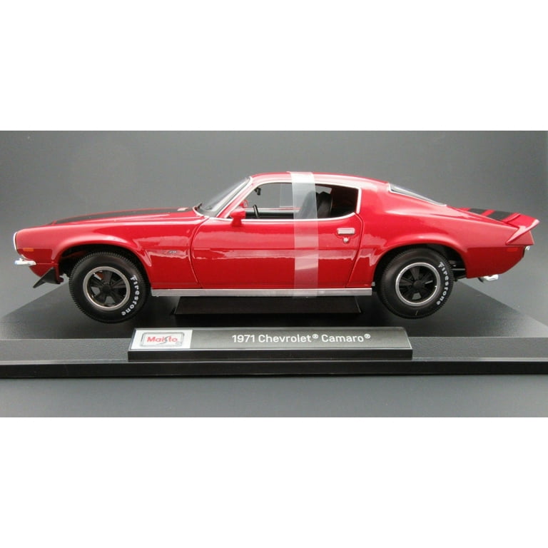 1971 Chevrolet Camaro Red 1:18 Metal Die Cast Maisto - Walmart.com