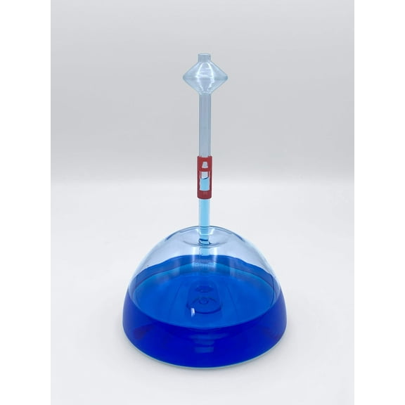 Flat Bottom Goethe Weather Ball Barometer - 8" Tall