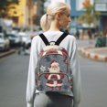 thumbnail image 7 of FORMRS Mini Backpack Purse for Women Travel Daypack Casual Shoulder Bag, Christmas Santa, 7 of 7