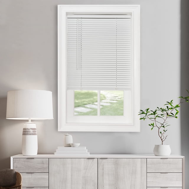 Persianas Achim con filtro de luz inalámbrico, tamaño pequeño, color blanco perla, 56 x 162 cm