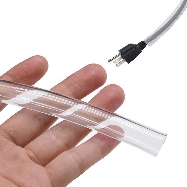 Cord Protectors from Pets, Clear Wire Protector Tubing Keeps Your Cats