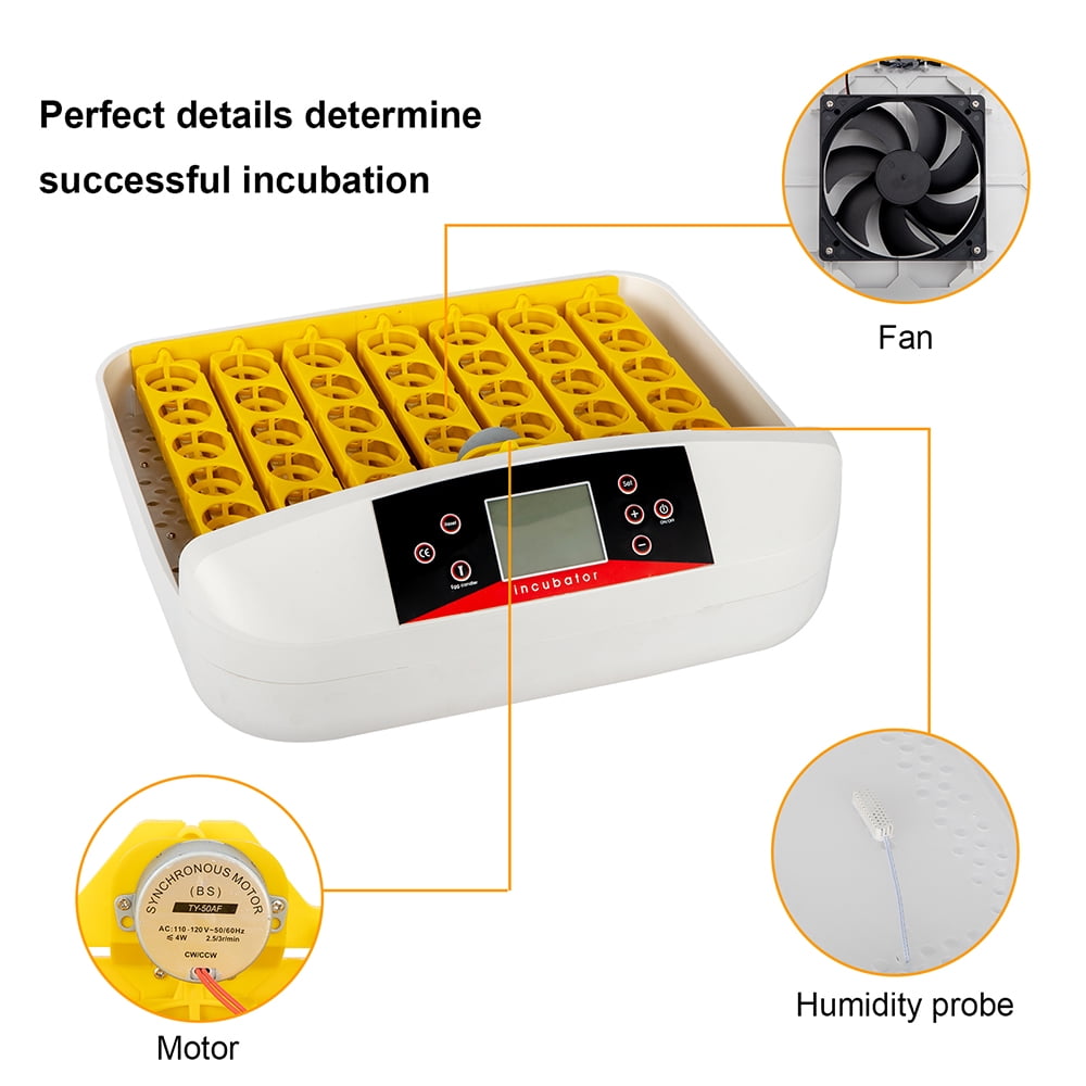 Private Jungle 42-Egg Digital Incubator - wuyule Egg Incubator for Hatching Poultry Hatcher with Fully Automatic Egg Turning, LED Candler, Mini Egg Incubator Breeder Private Jungle 42-Egg Digital Incubator - wuyule Egg Incubator for Hatching Poultry Hatcher with Fully Automatic Egg Turning, LED Candler, Mini Egg Incubator Breeder