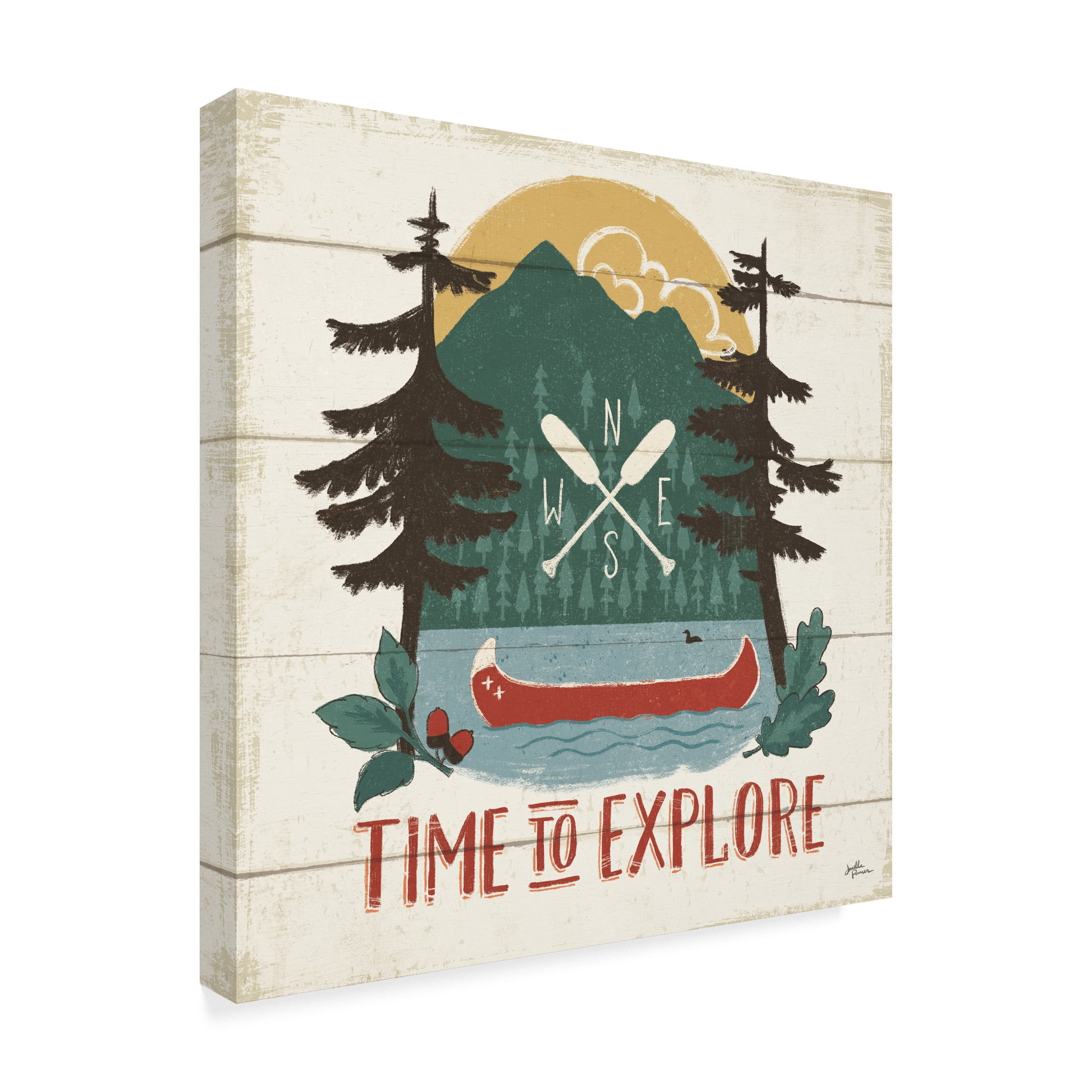 Trademark Fine Art 'Vintage Lake VI' Canvas Art by Janelle Penner