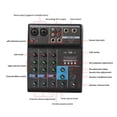 thumbnail image 1 of Mezclador De Audio Mezclador de audio de 4 canales F-4A Consola de mezcla de sonido compatible con Bluetooth de 4 canales, 1 of 8