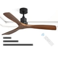 thumbnail image 2 of Sofucor 52 Inch Matte Modern Basic Ceiling Fan for Outdoor, 2 of 8
