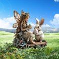 thumbnail image 2 of Signo Conejo Al Aire Libre Pascua Stakes Jardín Rabbit Stake Garden 2D para, 2 of 9