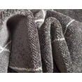 thumbnail image 5 of Unique Loom 3146493 Tapis Rectangulaire à Motif Géométrique Treillis 8 x 11 Pi, Gris Foncé, 5 of 5