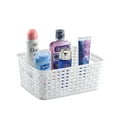 thumbnail image 2 of Set of 6 Plastic Storage Baskets, Small Pantry Organizer Bins, Household Organizers with Cutout Handles for Kitchen Organization, Countertops, Cabinets, Bedrooms, and Bathrooms, 2 of 5