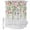 White, variant on Colorful Flowers Shower Curtain, Spring Floral Leaves Botanical Gray Plaid Washable Shower Curtains for Bathroom Bathtubs, Waterproof Quick-Dry Bath Curtain with Hooks & Grommets, Small Stall 36"x72"