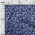 thumbnail image 2 of oneOone Polyester Spandex Blue Fabric Asian Suzani Diy Clothing Quilting Fabric Print Fabric By Yard 56 Inch Wide, 2 of 5