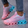 thumbnail image 4 of Women's Breathable Running Footwear, Cushioned Blade Sole Athletic Shoes for Gym Workout, 4 of 8