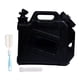 thumbnail image 1 of Contenedor de agua de grado alimenticio con líquido de grifo Cubo de agua portátil Tanque Botella de agua Jarra para lavado de manos Picnic Viaje Negro Soledad Contenedor de almacenamiento, 1 of 10