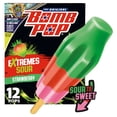 thumbnail image 3 of Bomb Pop Extremes Super Sour Strawberry Freeze Ice Pops, Frozen Freezer Dessert, 12 Pack, 3 of 13