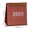 thumbnail image 3 of Mini Desk Calendar 2025 Unprinted Punch Card Countdown Planner for Desktop Use 7.5 cm x 6.5 cm x 3.5 cm Triangular Fold Design, 3 of 5