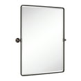 thumbnail image 3 of TEHOME Oil Rubbed Bronze Bathroom Mirror, 30x40 inches, Pivot Rectangle, Tilting, 3 of 9