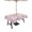 Pink, variant on Outdoor Tablecloths with Umbrella Hole & Zipper, Sage Green Spring Floral Round Tablecloths 60 Inch, Elegant Farmhouse Flowers Birds Watercolor Waterproof Table Cloth, Patio/Pool/Picnic Table Covers