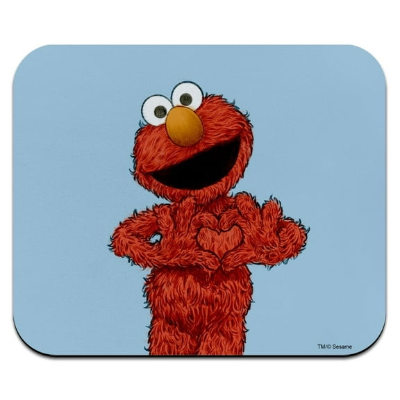 Sesame Street Vintage Elmo Low Profile Thin Mouse Pad Mousepad