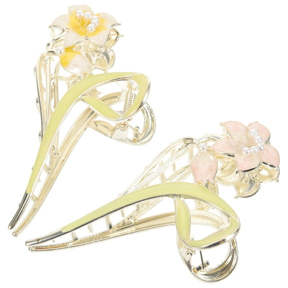 unbranded 2 Pcs Strong Grip Hair Clip for Curly Hair Women's 11.5x5.5cm