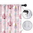 thumbnail image 4 of Blackout Kids Curtains,Princess Castle Cloud Pattern Childrens Insulated Curtains Set Of 2,Bedroom Essentials,Toddler Room Decor 52"x84", 4 of 5