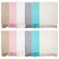 thumbnail image 2 of Arkwright Common Ground Cotton Throw Blankets (Case of 12), Herringbone Pattern, 50 x 70 Inch, 6 Different Colors, 2 of 13
