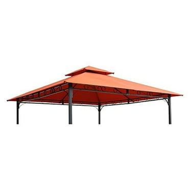 10 ft. Gazebo Canopy St. Kitts Replacement Top, Terra Cotta