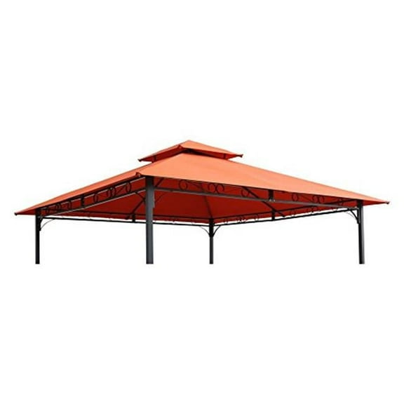 10 ft. Gazebo Canopy St. Kitts Replacement Top, Terra Cotta