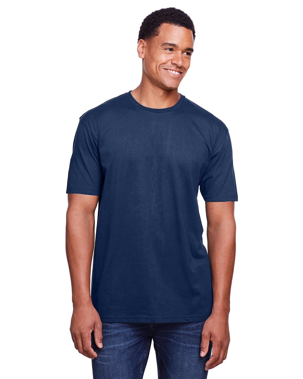 Gildan - Gildan, The Adult Softstyle EZ Print T-Shirt - NAVY - L ...