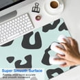 thumbnail image 4 of Long Mouse Pads for Desk,Light Blue and Black Of Leopard Print Desk Mats on Top Of Desks, Desk Mouse Pad Extra Large with 3mm Non-Slip Base and Stitched Edge for Gaming,Office,Work,Home 31.5"x11.8", 4 of 6