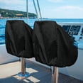 thumbnail image 5 of KUIFORTI Dog Paw Print Golf Cart Seat Covers Travel Sports Cart Seat Cushion Covers Easy Installation Thick Compatible with EZGO and More 2 Person Seats Golf Carts, 5 of 7