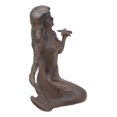 thumbnail image 2 of 13"L Cast Iron Large Nautical Siren Mermaid Holding Starfish Statue Rust Finish, 2 of 4