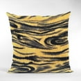 thumbnail image 2 of Plutus Yellow Galaxy Animal Faux Fur Luxury Throw Pillow - Double sided 18" x 18", 2 of 5