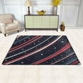 thumbnail image 3 of Non-Slip Area Rug 72"x48" Indoor Washable Floor Mats Carpet Printed for Living Room, Bedroom, Home Decor Stripes and Stars, 3 of 7