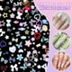 thumbnail image 5 of Set de colgantes de uñas Cynailli en color 3D con forma de mariposa y flor, 5 of 7