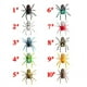 thumbnail image 3 of Cebo flotante de araña de agua Luya, cebo blando de 4,7 cm, 6 g/4 cm, 3 g, cebo de simulación, cebo de pico amartillado, cebo falso, 3 of 6