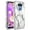 White Marble, variant on LG K31 Case, LG Tribute Monarch/Aristo 5 Plus/Aristo 5/Phoenix 5/Fortune 3/Risio 4 Case, Rosebono Slim Hybrid Graphic Fashion Case for LG K31 (Starfish)