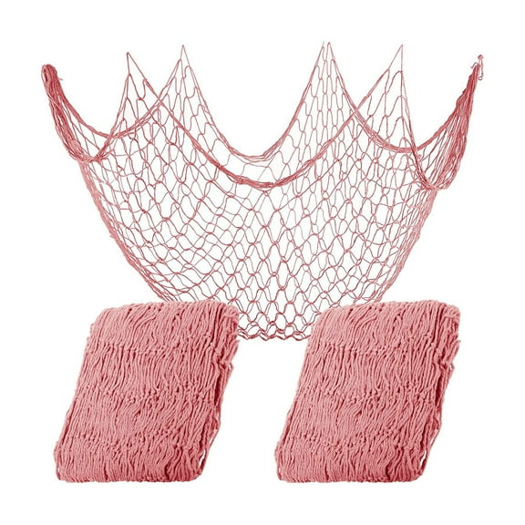 RABBITH Natural Fishing Net Decor 39.4x78.7" Beach Theme Decor for Home Bedroom Wall