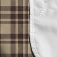 thumbnail image 4 of Tan and Brown Microwave Oven Cover, Old Fashioned Check Plaid Pattern Scottish Tartan Inspired Geometric Design, Water Resistant Organizer with Pockets for Kitchen, 36" x 12", Tan Brown, by Ambesonne, 4 of 4