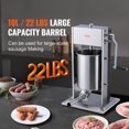 thumbnail image 5 of Manual Sausage Stuffer 10 L Vertical Sausage Machine 304 Stainless Steel, 5 of 7