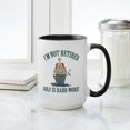 thumbnail image 4 of CafePress - Golf Is Hard Work Large Mug - 15 oz Ceramic Large White Novelty Mug, 4 of 4