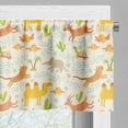 thumbnail image 3 of Ambesonne Savannah Window Valance, Happy Animals Pastel Tones, 54" X 12", Multicolor, 3 of 5
