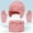 Pink, variant on Kids Winter Hats Gloves Scarf Set, Children Beanies Hats Warm Lined Beanie for Ages 2-12 Years Boys Girls