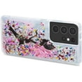 thumbnail image 6 of Case for Galaxy S21 Ultra,Glitter Quicksand Moving Hearts Star Flower Cartoon Animals Flowing Liquid Protective Soft Phone Case for Samsung Galaxy S21 Ultra 5G,6.8" 2021 (Angel Girl), 6 of 14