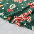 thumbnail image 3 of Cozy Christmas Blanket 0 GSM Flannel Queen Size for Home Decoration Ultra Soft Christmas Lights Queen 50"x60", 3 of 8