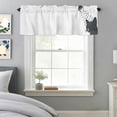 thumbnail image 3 of Funny Cat Valances for Windows,Rod Pocket Valance for Kitchen Bedroom Bathroom Living Room, Cartoon Grey White Animal Shadow Window Valance Curtain Farmhouse Home Decor Short Curtains 60x18in, 3 of 9