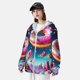 thumbnail image 3 of Fotbe Starry Sky Colorful Donut Chaqueta con Protección Solar UPF 50+ para Hombre y Mujer, Camisa con Capucha y Bolsillos-Large, 3 of 7