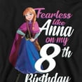 thumbnail image 2 of Frozen Garçons/filles Intrépide comme Anna 8e Anniversaire Chandail à Capuche, 2 of 4