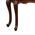 thumbnail image 3 of Wooden Console Table with Marble Top and Carved Details Gray and Brown, 3 of 3
