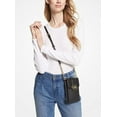 thumbnail image 3 of Michael Kors Carmen Small Faux Leather Phone Crossbody Bag 35T2GNMC5L-001 (Black), 3 of 5