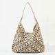 thumbnail image 1 of Zhuge Bolso de hombro tejido para mujer, bolso de mano tejido, bolsos de mano tejidos elegantes para la playa de verano, bolsos de hombro (beige), 1 of 5