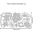 thumbnail image 4 of 1Sheet Metal Lilies Cut Dies Hibiscus Flower Embossing Template Mould Die Cuts for Mother's Day Card Scrapbooking and Die Sets for Wedding Christmas Card DIY Craft, 4 of 7
